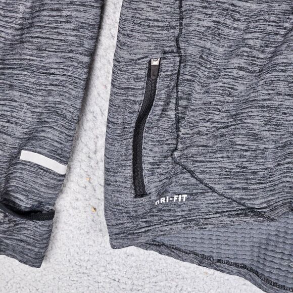 Nike Running Sweater Adult Large 1/2 Zip Therma Sphere Micro Grid Womens 852330 - Picture 4 of 11